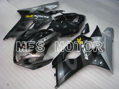 Suzuki GSXR600 GSXR750 2004-2005 Injection ABS Fairing - Factory Style - Black Gray Silver - MFS4833 - Fairings Kit