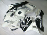 Honda CBR600RR 2003-2004 ABS Injection Fairing - Factory Style - Black White - MFS2089 - Fairings Kit