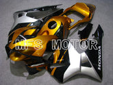 Honda CBR600RR 2003-2004 ABS Injection Fairing - Factory Style - Gold Silver Black - MFS2098 - Fairings Kit