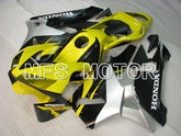 Honda CBR600RR 2003-2004 ABS Injection Fairing - Factory Style - Yellow Silver Black - MFS2100 - Fairings Kit
