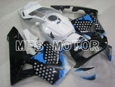 Honda CBR600RR 2003-2004 ABS Injection Fairing - Customize - Black White blue - MFS2104 - Fairings Kit