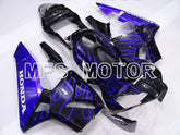 Honda CBR600RR 2003-2004 ABS Injection Fairing - Flame - Blue Black - MFS2115 - Fairings Kit
