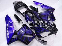 Honda CBR600RR 2003-2004 ABS Injection Fairing - Flame - Blue Black - MFS2115 - Fairings Kit
