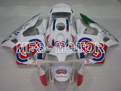 Honda CBR600RR 2003-2004 ABS Injection Fairing - PATA - White Red Blue - MFS2126 - Fairings Kit
