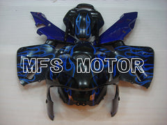 Honda CBR600RR 2003-2004 ABS Injection Fairing - Flame - Black Blue - MFS2130 - Fairings Kit