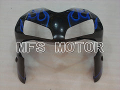 Honda CBR600RR 2003-2004 ABS Injection Fairing - Flame - Black Blue - MFS2130 - Fairings Kit