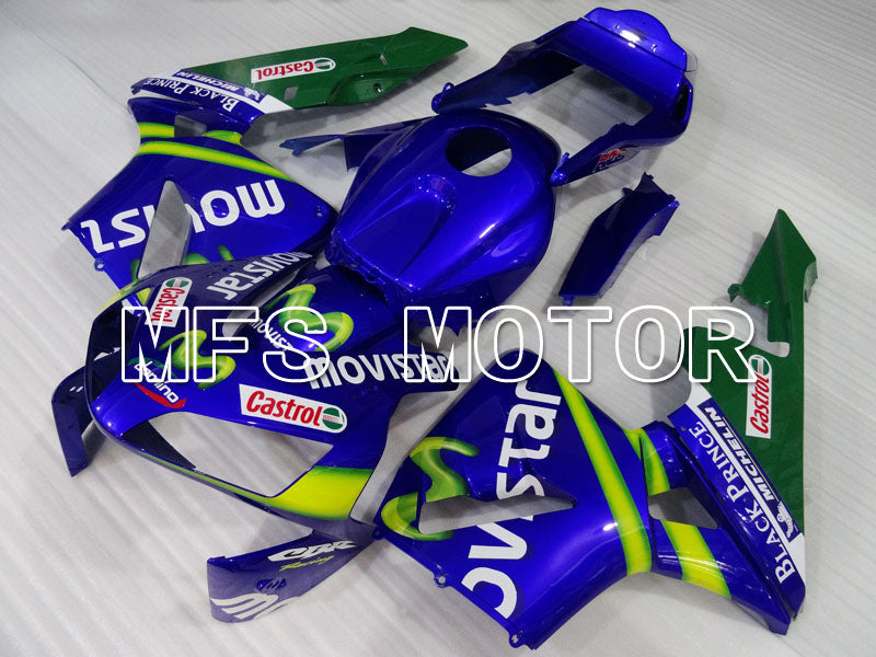 Honda CBR600RR 2003-2004 ABS Injection Fairing - Castrol - Green Blue - MFS2133 - Fairings Kit