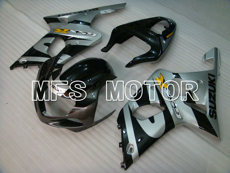 Suzuki GSXR600 2001-2003 Injection ABS Fairing - Factory Style - Black Silver - MFS2134 - Fairings Kit