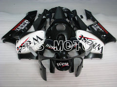 Honda CBR600RR 2003-2004 ABS Injection Fairing - West - White Black - MFS2139 - Fairings Kit