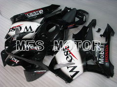 Honda CBR600RR 2003-2004 ABS Injection Fairing - West - White Black - MFS2139 - Fairings Kit