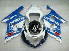 Suzuki GSXR600 2001-2003 Injection ABS Fairing - Factory Style - White Blue - MFS2171 - Fairings Kit