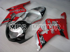 Suzuki GSXR750 2000-2003 Injection ABS Fairing - Factory Style - Black Red Silver - MFS7006 - Fairings Kit