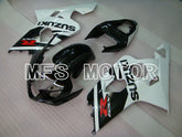 Suzuki GSXR600 GSXR750 2004-2005 Injection ABS Fairing - Factory Style - Black White - MFS2265 - Fairings Kit