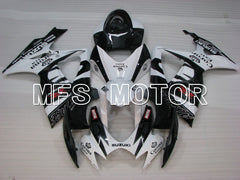 Suzuki GSXR600 GSXR750 2006-2007 Injection ABS Fairing - Corona - Black White - MFS2320 - Fairings Kit
