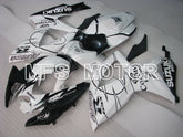 Suzuki GSXR600 GSXR750 2006-2007 Injection ABS Fairing - Corona - Black White - MFS2328 - Fairings Kit