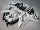 Suzuki GSXR600 GSXR750 2008-2010 Injection ABS Fairing - Factory Style - Black White - MFS2463 - Fairings Kit