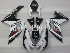 Suzuki GSXR600 GSXR750 2011-2024 Injection ABS Fairing - tyco - Black White - MFS2499 - Fairings Kit