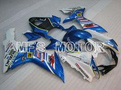 Suzuki GSXR600 GSXR750 2011-2024 Injection ABS Fairing - MOTUL - Blue White - MFS2514 - Fairings Kit