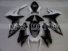 Suzuki GSXR600 GSXR750 2011-2024 Injection ABS Fairing - Factory Style - Black White - MFS2519 - Fairings Kit