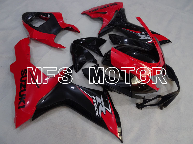Suzuki GSXR600 GSXR750 2011-2024 Injection ABS Fairing - Factory Style - Black Red - MFS2525 - Fairings Kit