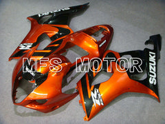 Suzuki GSXR1000 2003-2004 Injection ABS Fairing - Factory Style - Black Orange - MFS2592 - Fairings Kit