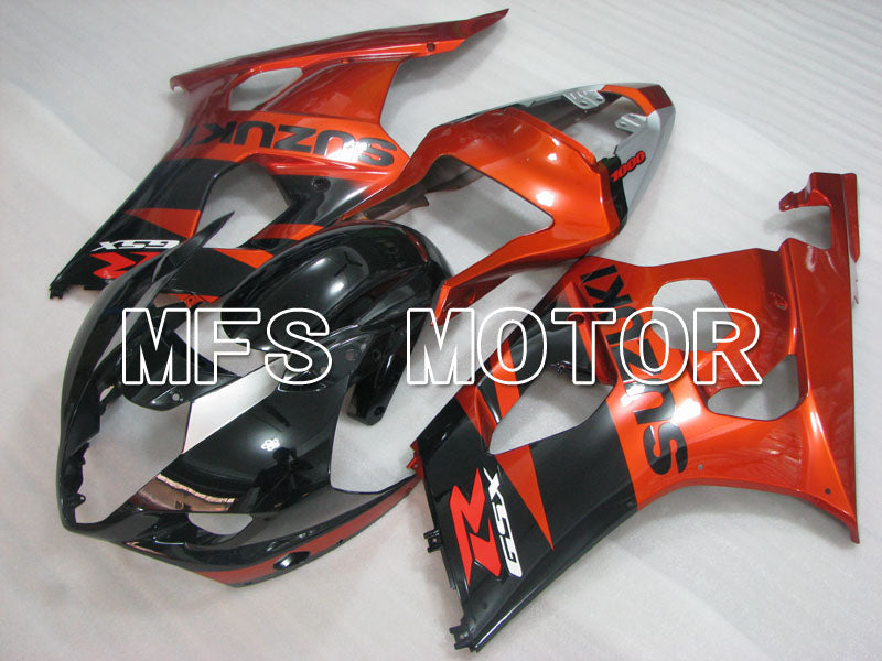 Suzuki GSXR1000 2003-2004 Injection ABS Fairing - Factory Style - Black Orange - MFS2593 - Fairings Kit