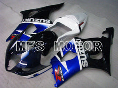 Suzuki GSXR1000 2003-2004 Injection ABS Fairing - Factory Style - Black Blue White - MFS2615 - Fairings Kit
