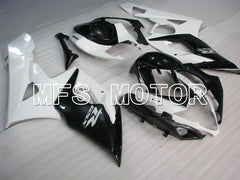 Suzuki GSXR1000 2005-2006 Injection ABS Fairing - Factory Style - Black White - MFS2646 - Fairings Kit