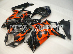 Suzuki GSXR1000 2007-2008 Injection ABS Fairing - Factory Style - Black Red - MFS2686 - Fairings Kit