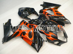 Suzuki GSXR1000 2007-2008 Injection ABS Fairing - Factory Style - Black Red - MFS2686 - Fairings Kit