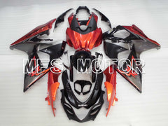 Suzuki GSXR1000 2009-2016 Injection ABS Fairing - Factory Style - Black Orange - MFS2713 - Fairings Kit