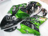 Suzuki GSXR1300 Hayabusa 2008-2020 Injection ABS Fairing - Flame - Black Green - MFS2763 - Fairings Kit