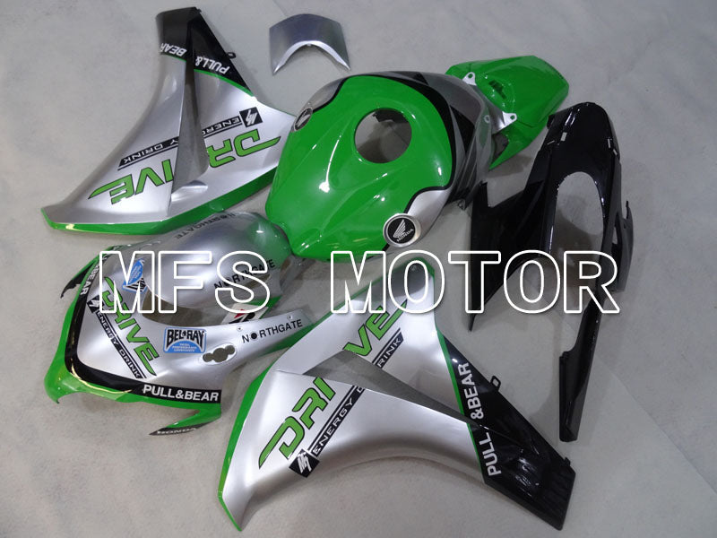 Honda CBR1000RR 2008-2011 Injection ABS Fairing - DRIVE - Green Silver - MFS2983 - Fairings Kit