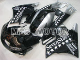 Honda CBR600 F2 1991-1994 ABS Fairing - SevenStars - Black Silver - MFS3116 - Fairings Kit