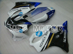 Honda CBR600 F4i 2004-2007 Injection ABS Fairing - Konica Minolta - Black White - MFS3180 - Fairings Kit