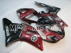 Yamaha YZF-R1 2000-2001 Injection ABS Fairing - Factory Style - Black Red - MFS3280 - Fairings Kit