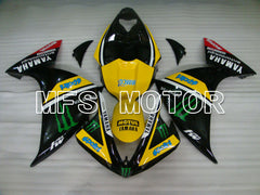 Yamaha YZF-R1 2009-2011 Injection ABS Fairing - Monster - Black Yellow - MFS3388 - Fairings Kit