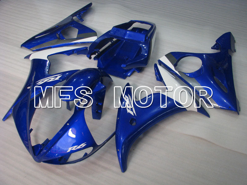 Yamaha YZF-R6 2003-2004 Injection ABS Fairing - Factory Style - Blue White - MFS3594 - Fairings Kit