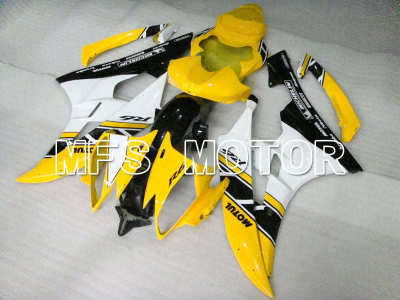 Yamaha YZF-R6 2006-2007 Injection ABS Fairing - MOTUL - Yellow White - MFS3692 - Fairings Kit