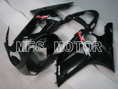 Kawasaki NINJA ZX6R 2003-2004 Injection ABS Fairing - Factory Style - Black - MFS3698 - Fairings Kit
