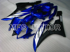 Yamaha YZF-R6 2006-2007 Injection ABS Fairing - Factory Style - Blue Black Matte - MFS3712 - Fairings Kit