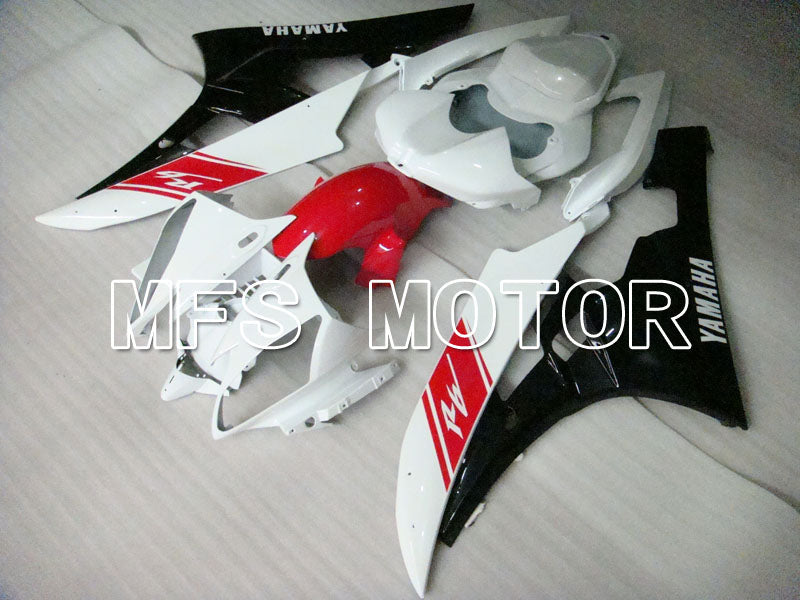 Yamaha YZF-R6 2006-2007 Injection ABS Fairing - Factory Style - Black White - MFS3723 - Fairings Kit