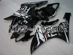 Yamaha YZF-R6 2006-2007 Injection ABS Fairing - FIAT - Black White - MFS3745 - Fairings Kit
