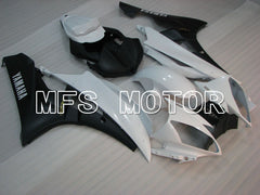 Yamaha YZF-R6 2006-2007 Injection ABS Fairing - Factory Style - White Black Matte - MFS3803 - Fairings Kit