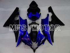 Yamaha YZF-R6 2006-2007 Injection ABS Fairing - Factory Style - Blue Black Matte - MFS3851 - Fairings Kit