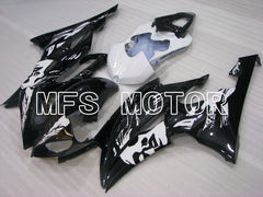 Yamaha YZF-R6 2008-2016 Injection ABS Fairing - Factory Style - Black White - MFS3938 - Fairings Kit