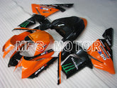 Kawasaki NINJA ZX10R 2004-2005 Injection ABS Fairing - Monster - Black Orange - MFS3969 - Fairings Kit
