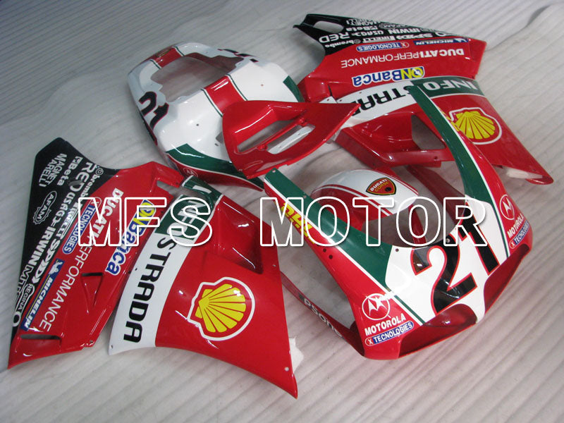 Ducati 916 1994-1998 Injection ABS Fairing - INFO STRADA - Red - MFS3997 - Fairings Kit