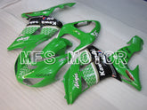 Kawasaki NINJA ZX10R 2006-2007 Injection ABS Fairing - Factory Style - Black Green - MFS4022 - Fairings Kit