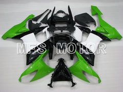 Kawasaki NINJA ZX10R 2008-2010 Injection ABS Fairing - Factory Style - Black Green White - MFS4055 - Fairings Kit